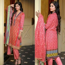 Reeva Linen Embroidered Unstitched Suit 4A